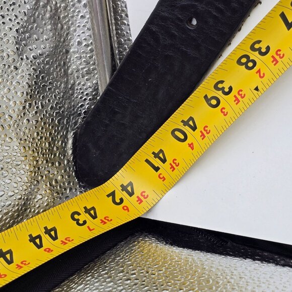 VTG KISS Love Gun Pacifica Belt Buckle w/ 42" Black Leather Brass 1977 - Picture 9 of 12